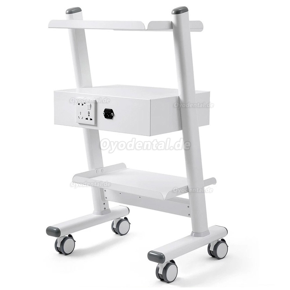 Dentech T3-4 Dentalwagen Mobiler Trolley 3-stufig mit Stauraum